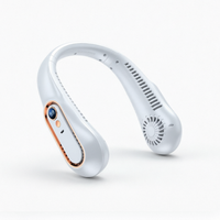 Nouveau ventilateur compact sans pales pour extérieur, alimenté par USB, mini, portable, rechargeable, silencieux, sans danger pour les doigts, ventilateur à porter autour du cou