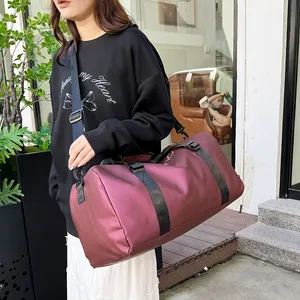 DICHOS grande capacité Portable exercice Yoga Fitness sac sec humide séparation <span class=keywords><strong>fermeture</strong></span> éclair mode Simple lettre embarquement sac <span class=keywords><strong>fermeture</strong></span> éclair - Product Image 4