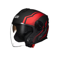 Casque de moto modulaire demi-face de haute qualité certifié DOT en ABS avec matériaux PC et PP – Nouveaux accessoires moto