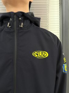 Chaqueta impermeable <span class=keywords><strong>de</strong></span> manga completa <span class=keywords><strong>de</strong></span> alta calidad personalizada directa <span class=keywords><strong>de</strong></span> fábrica, chaqueta cortavientos con capucha <span class=keywords><strong>de</strong></span> <span class=keywords><strong>tipo</strong></span> suelto para hombre con logotipo personalizado - Product Image 2