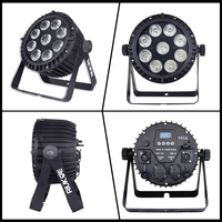 Batterie RGBW Mini DJ lavage DMX Parcan éclairage de scène IP65 extérieur étanche LED Par lumière