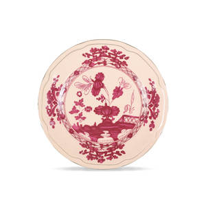 ชุดจานเซรามิกพอร์ซเลนลายวิวทิวทัศน์สีชมพูสไตล์เรโทร  ชุดอาหารค่ำหรูหรา  แบบโบนไชน่า ขายส่ง - Product Image 4