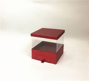 スクエア<span class=keywords><strong>PVC</strong></span>パノラマ引き出しフラワーギフトボックス、ハグバケット、永遠のフラワーボックス - Product Image 3