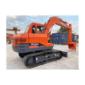 Excavadora Doosan DH80 Gold, Color Naranja, Tipo de Oruga, Maquinaria Pesada Coreana para Construcción, Equipo Usado Certificado, 7830 kg, 0-2000 - Product Image 4