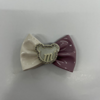 Bricolage personnalisé PU cuir papillon chaussures accessoires Clips chaussures de mariée décorations florales