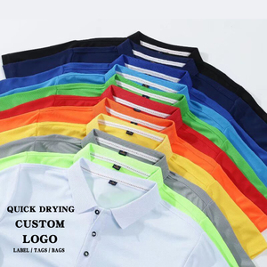 Polo personnalisé imprimé avec logo, vente en gros, brodé, pas cher, haute qualité, uni, pour homme, col polo pour le sport - Product Image 1