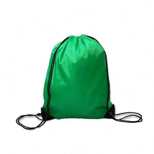 Bolsa con Cordón de Poliéster Barata de Fábrica Original, Bolsa con Cordón de Lona de Algodón Personalizada Promocional - Product Image 4