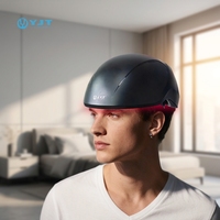 Casco de Terapia de Luz Roja de 655nm y 552 Diodos para el Crecimiento del Cabello, Uso Doméstico, Portátil