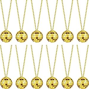 חם מוכר חג המולד בר לילה מועדון לילה חרוזים שרשרת גדולה כסף כדור דיסקו תלבושת 70 שרשרת חגיגה - Product Image 5
