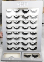 B1201-1 vente en gros marque privée logo personnalisé cils boîte d'emballage cas boîtes à cils pour cils de vison boîte de faux cils naturels