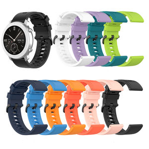 <span class=keywords><strong>Correa</strong></span> de reloj de goma transpirable oficial de 20/22mm para Samsung Huami para <span class=keywords><strong>Amazfit</strong></span> <span class=keywords><strong>GTR</strong></span> <span class=keywords><strong>42</strong></span>/47mm relojes inteligentes deportivos cómodos y duraderos - Product Image 1