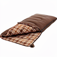 Saco de Dormir Semi-Rectangular con Forro de Franela, Acolchado y Cálido, Super Largo, para Estaciones Frías, Deportes, Caza, Camping, Viajes en Auto