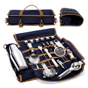 Mới Du Lịch Bartender Kit Túi Chuyên Nghiệp Bartender Tote Túi Xách Tay Thanh Công Cụ Lưu Trữ Với Dây Đeo Ngoài Trời Xách Tay Vai Túi - Product Image 1