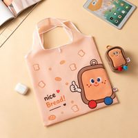 Ensemble de mini porte-monnaie en peluche animaux du fabricant, sac de courses réutilisable en coton PP super doux et pliable, jouet doux personnalisé