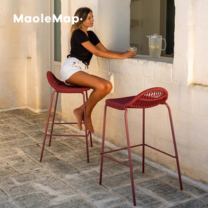Sillón Moderno para Jardín, Patio, Hotel, Sofá Modular, Mesas y Sillas de <span class=keywords><strong>Exterior</strong></span>, Restaurante Nórdico, Sofá de Mimbre Impermeable - Product Image 6
