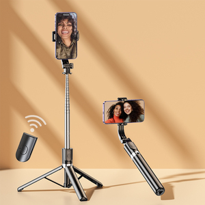 Bâton de <span class=keywords><strong>selfie</strong></span> en fibre de carbone, trépied portable pour téléphone, télécommande, monopode rotatif à 360 degrés pour les voyages et le vlogging - Product Image 5