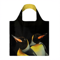 Sac fourre-tout pliable en RPET non tissé, recyclable et réutilisable, avec logo personnalisé imprimé en sérigraphie pour les supermarchés et la vente au détail