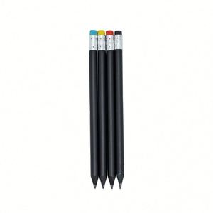 Lápiz Estándar para Niños Hb Jumbo de Madera Negra con Borrador de Color, Papelería para Escritura, Directo de Fábrica - Product Image 2