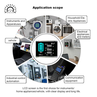 Module d'affichage LCD monochrome personnalisé à 7 segments TN HTN STN FSTN VA, fabricant d'écrans à cristaux liquides pour instruments numériques