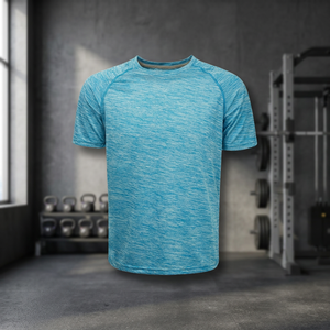 T-shirt vintage solide pour homme, nouveau style, en laine mérinos, antibactérien, séchage rapide, pour la randonnée, à manches courtes, col rond - Product Image 3