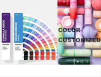 Botella de Vidrio Cilíndrica Personalizada con Logotipo, 30ml 60ml 100ml, Color Personalizado, Hombro Plano, Bomba Dosificadora, Estampado en Caliente, Envase de Lujo para Cuidado de la Piel