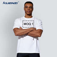 Camiseta de Manga Corta para Hombre Kuenzi, de Secado Rápido, Absorbe la Humedad, Tela Técnica Anti-Sudor, 100% Fibra de Poliéster