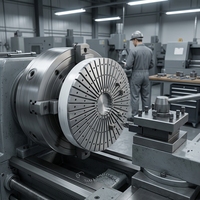 Mandrin magnétique permanent circulaire de précision pour fraisage CNC 5 axes, étau de coupe de métal à économie d'énergie
