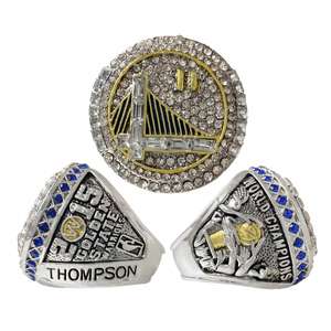 Bague de championnat <span class=keywords><strong>NBA</strong></span> <span class=keywords><strong>Golden</strong></span> State <span class=keywords><strong>Warriors</strong></span> 2015, conception de bagues de basket-ball personnalisées, vente en gros, bijoux en alliage de haute qualité pour hommes - Product Image 1