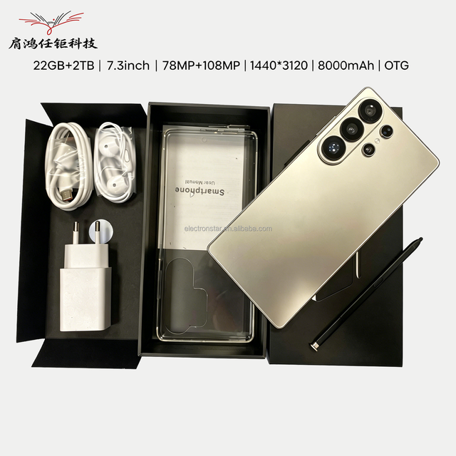 2026 Latest S26 ultra Nuevo Original 22G+2TB 7.3INCH 5G Smartphone GpS Navigation Dual SlM Card Global 5G LTE Bands New Arrived