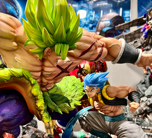 Estatua GK de <span class=keywords><strong>Broly</strong></span> vs Gogeta a Escala 1/4, Pintada a Mano, Artística, de Alta Gama, de Resina, Coleccionable, del Anime Dragon Ball, para Exhibición de Fans - Product Image 2