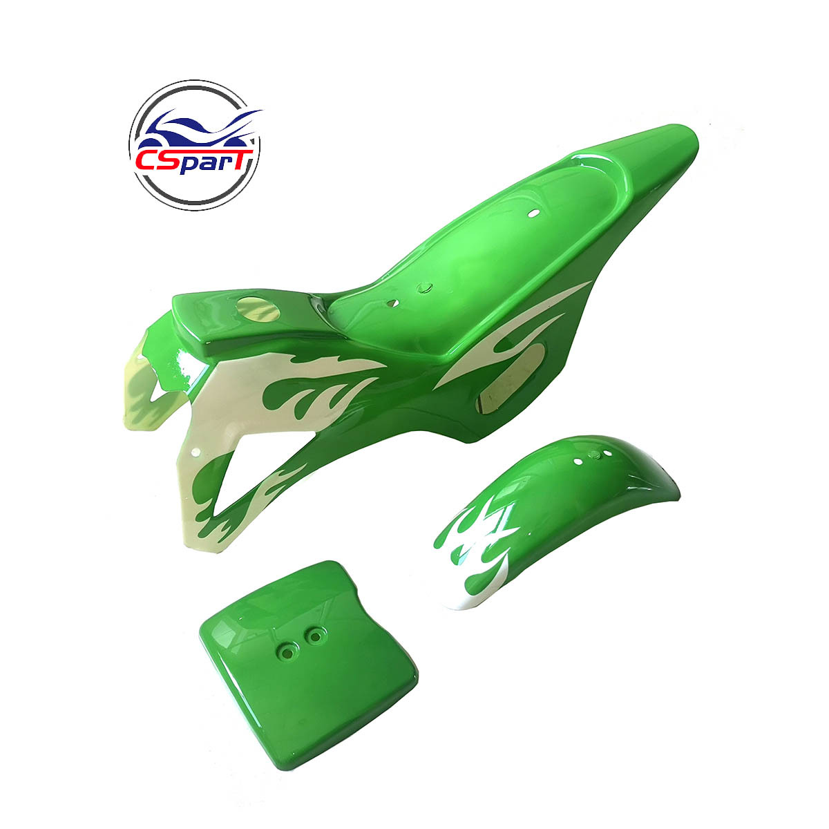 Kit Carénage Latéral Pour Moto 47-49cc - Garde-boue, Siège, Déflecteur D'air, Pour Dirt Bike Et Pocket Bike Enfants (Noir)