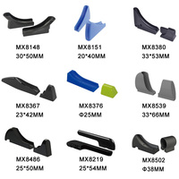 Couvercle de bouchon de trou de forme ovale pour meubles de chaise de Table-Tube en caoutchouc bouchon de jambe de pied en plastique accessoires de meubles