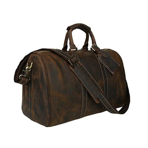 Disfrute de un Viaje Deportivo de Lujo con Estilo y Comodidad, Bolsa de Viaje 100% Cuero Genuino con Amplia Apertura, Cierre Seguro y Ligera - Product Image 4