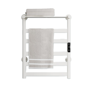 Radiateur de salle de bain moderne de luxe CN, pliable, rectangulaire, avec minuterie, mural, en acier inoxydable, <span class=keywords><strong>chauffe</strong></span>-serviettes chauffant, support doré - Product Image 6