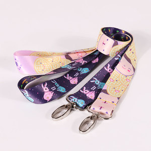Polyester Cartoon Lanyards with Custom Your Own Design Logo