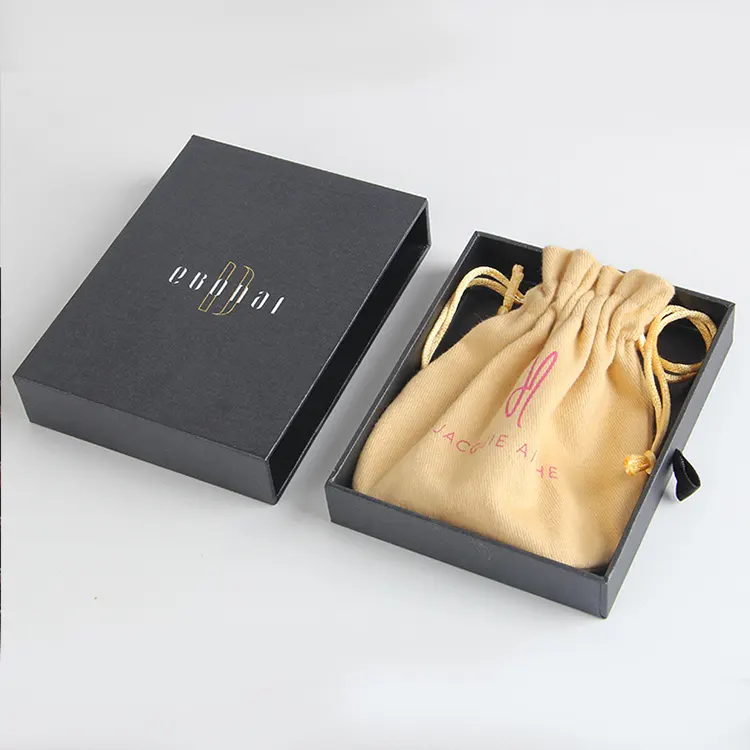 Custom High Quality Suede Velvet Bag Pouches for Packaging Jewelry or Gifts with Drawstring and Printing