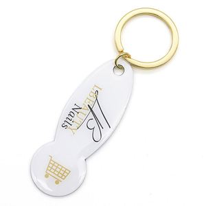 Stainless Steel Token Remover Tool <b>Keychain</b> for Unlocking Shopping Carts, Ergonomic and Lightweight - Product Image 5