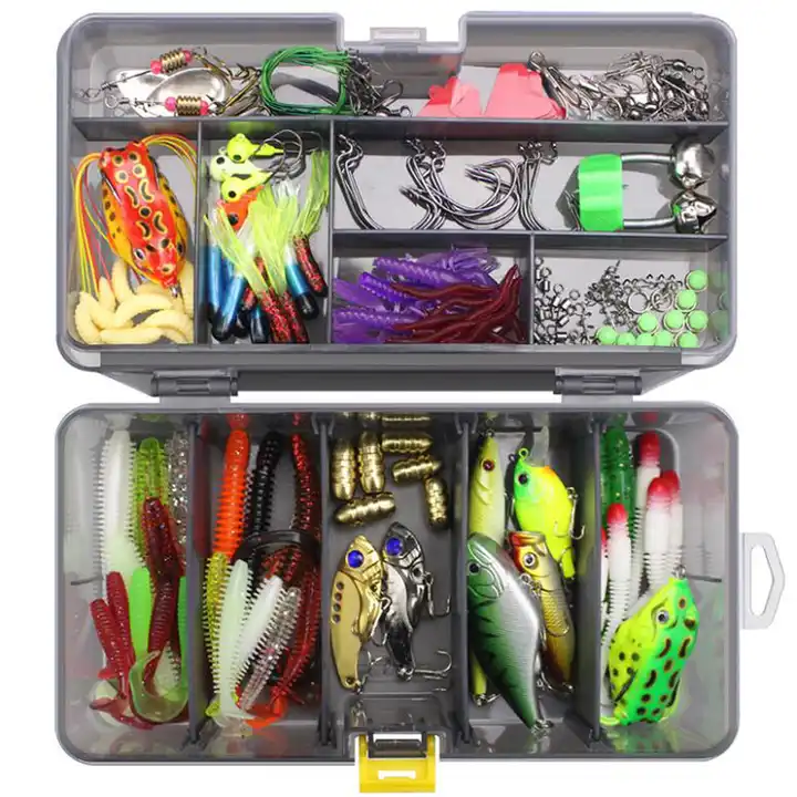 WEIHE 168pcs Fishing Lure Kit with