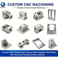 Plaque de collecteur en alliage d'aluminium 6061 6063 7075 usinée CNC 5 axes de haute précision sur mesure avec usinage de canaux internes complexes OEM