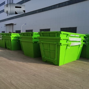 Nouvelle benne à déchets industrielle en acier empilable pour extérieur, gestion des déchets métalliques, 4 m³ (type <span class=keywords><strong>Skip</strong></span> Marrell) - Product Image 1