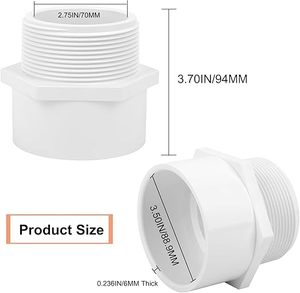 Tubi <span class=keywords><strong>in</strong></span> <span class=keywords><strong>PVC</strong></span> con <span class=keywords><strong>Raccordi</strong></span> a Pressione Standard AS/NZS1477, Valvole e <span class=keywords><strong>Raccordi</strong></span> a Sgancio Rapido, <span class=keywords><strong>Raccordi</strong></span> Idraulici - Product Image 3