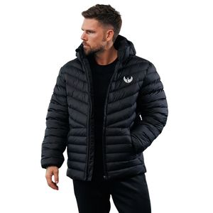 Gilet matelassé léger noir pour homme, fermeture éclair intégrale, gilet isolant chaud pour la randonnée en plein air, veste décontractée d'hiver - Product Image 4