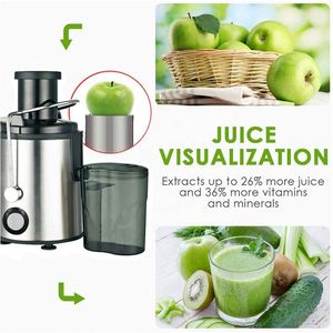 Extracteur de jus à froid automatique le plus populaire pour la maison, en acier inoxydable, pour légumes et fruits - Product Image 3