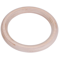 Custom Natural Wood Gym Ring Sports & Entertainment Product Wooden Climbing Hangboard Fingerboard