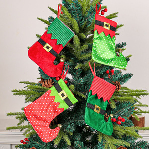 <span class=keywords><strong>Bas</strong></span> de Noël en tricot avec broderie de nom personnalisé avec logo personnalisé pour cadeau de Noël pour enfants - Product Image 6