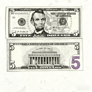 Topkwaliteit lasergeprint aan beide zijden 1 2 5 10 20 50 100 dollar filmrekwisieten nep-geld papieren biljetten - Product Image 5