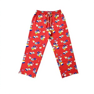 Pyjama d'automne sans manches en jersey de bambou bio pour enfants, style décontracté, imprimé, durable et écologique, OEM - Product Image 1