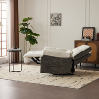 Fauteuil inclinable de loisir surdimensionné à un siège en bois moderne sans ODM OEM pour salon