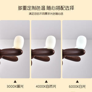 Lampe suspendue Dopamine à plusieurs têtes LED, éclairage domestique, plafonnier de style nordique pour salon et chambre à coucher - Product Image 4