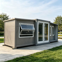 Unité de maisonnette entièrement finie à faible coût de transport pour application résidentielle – Maison conteneur extensible